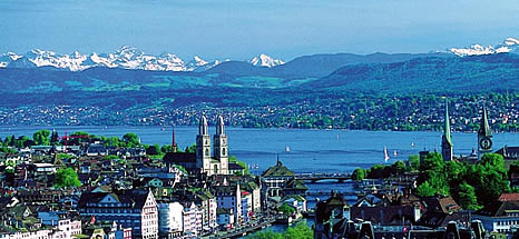 Panorama Zurich Switzerland